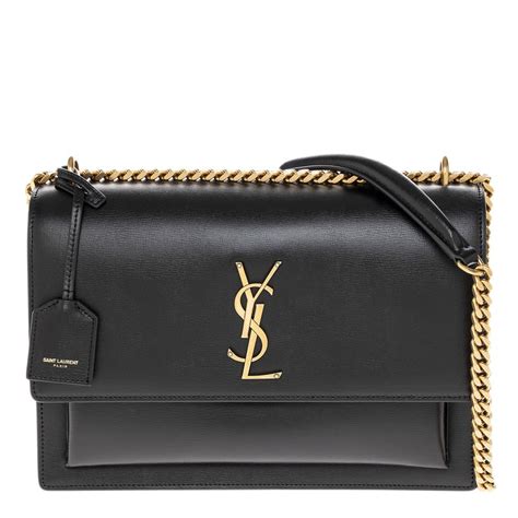 sac yves saint laurent noir et blanc|ysl bag sac de jour.